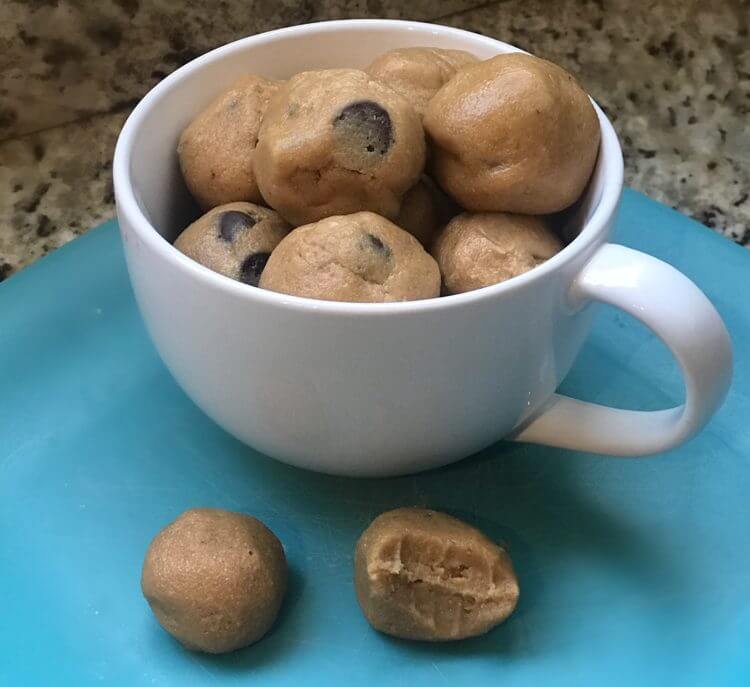 cookie dough balls, Raw Grain Free Cookie Dough Balls
