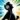 DALL·E 2024-05-19 - A silhouette of a happy person wearing headphones